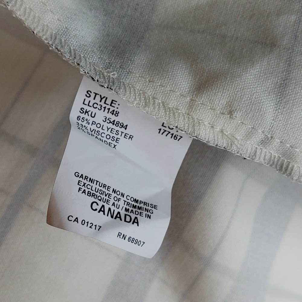 NWT Le Chateau Plaid Waterfall Collar Blazer Jacket - Picture 11 of 12